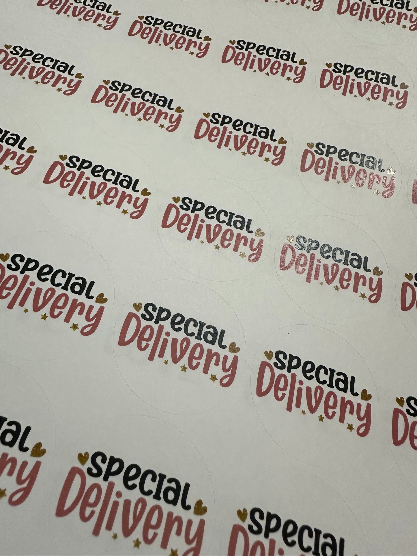 Special Delivery Stickers