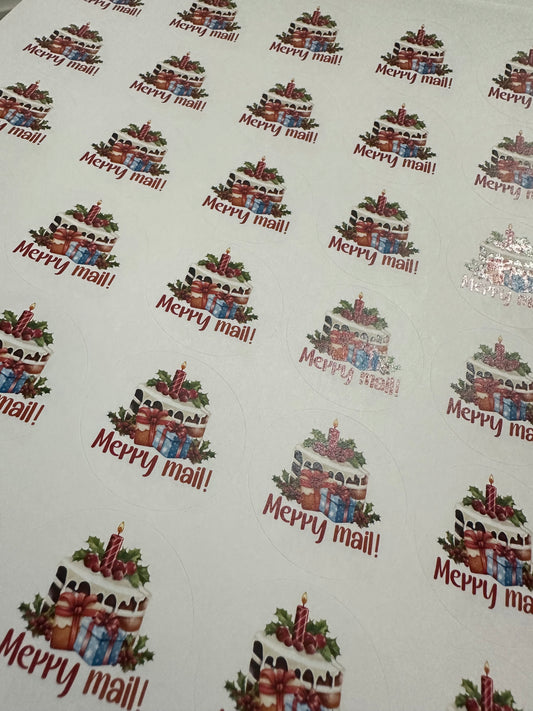 Merry Mail! Stickers