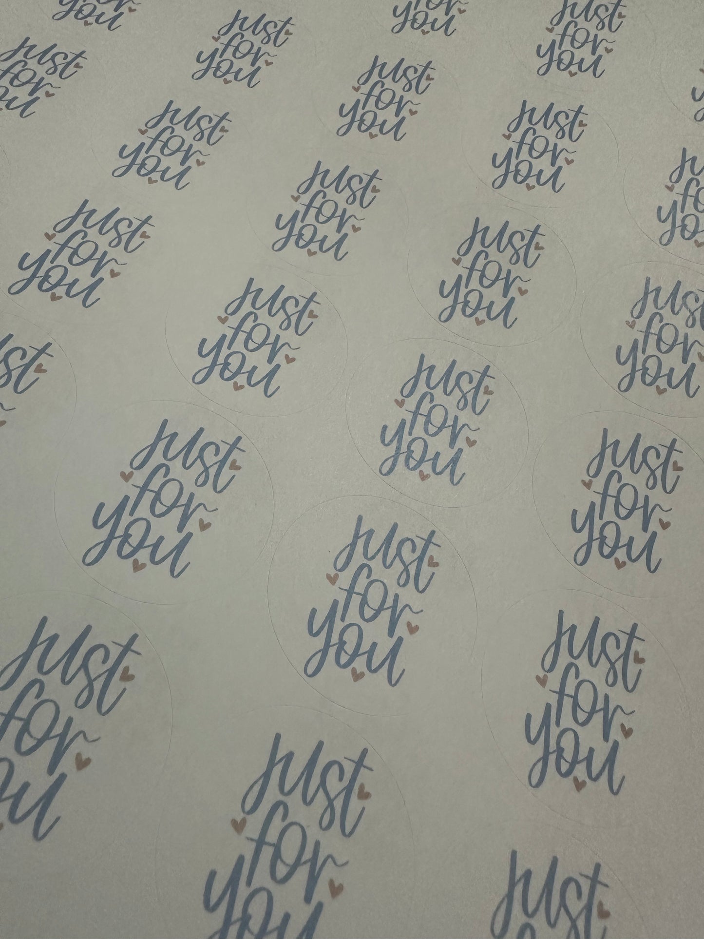 Just For You Stickers