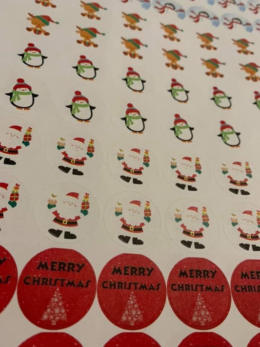 Christmas Card Envelope Seals