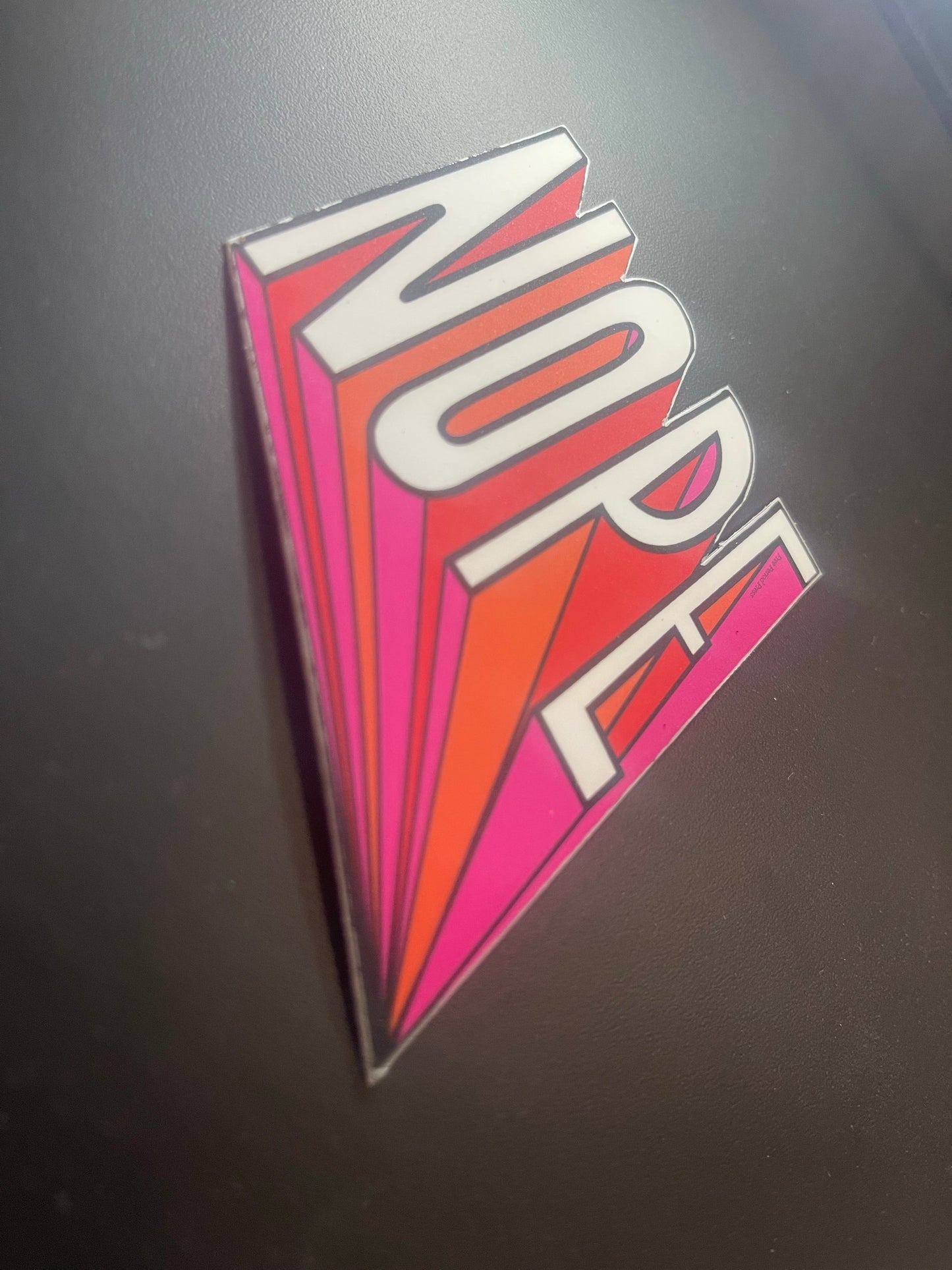 Nope single vinyl sticker