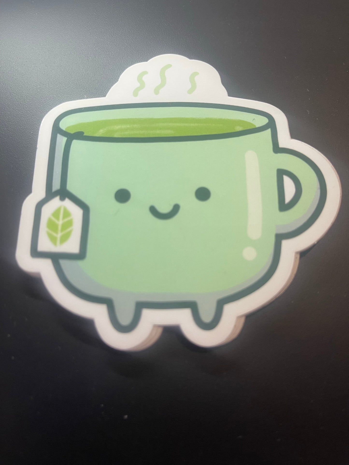 Tea single vinyl sticker